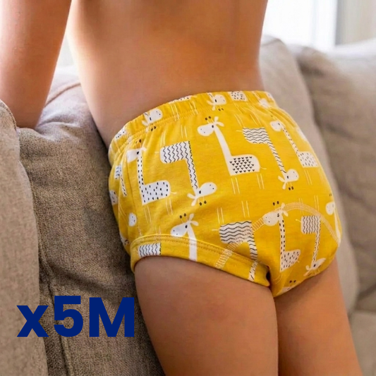 5x Potty Training Underwear - M Size (10-16 kg / 22-35 lbs)