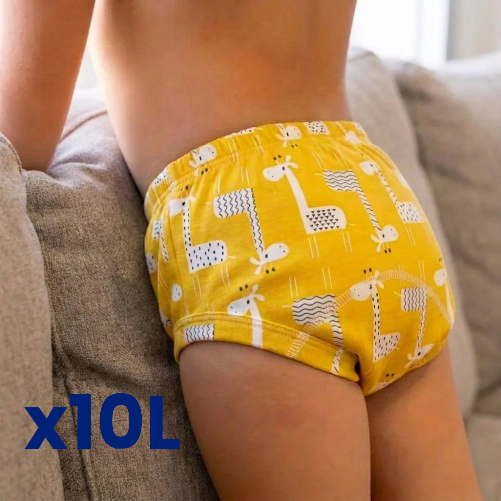 10x Potty Training Underwear - S Size (3-9 kg / 7-20 lbs)